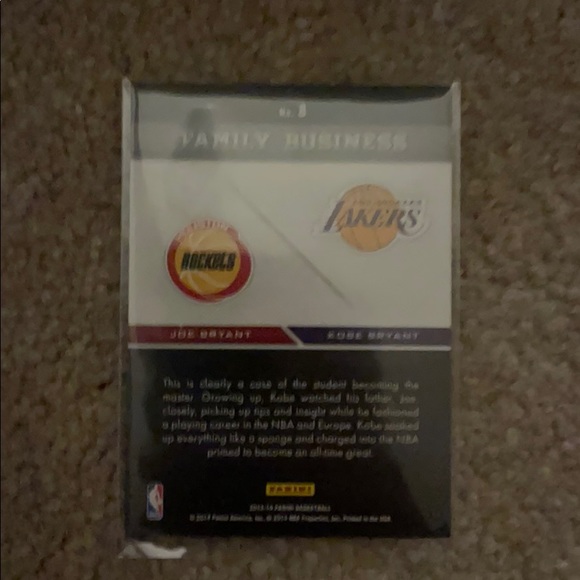 Kobe Bryant card - Picture 2 of 2